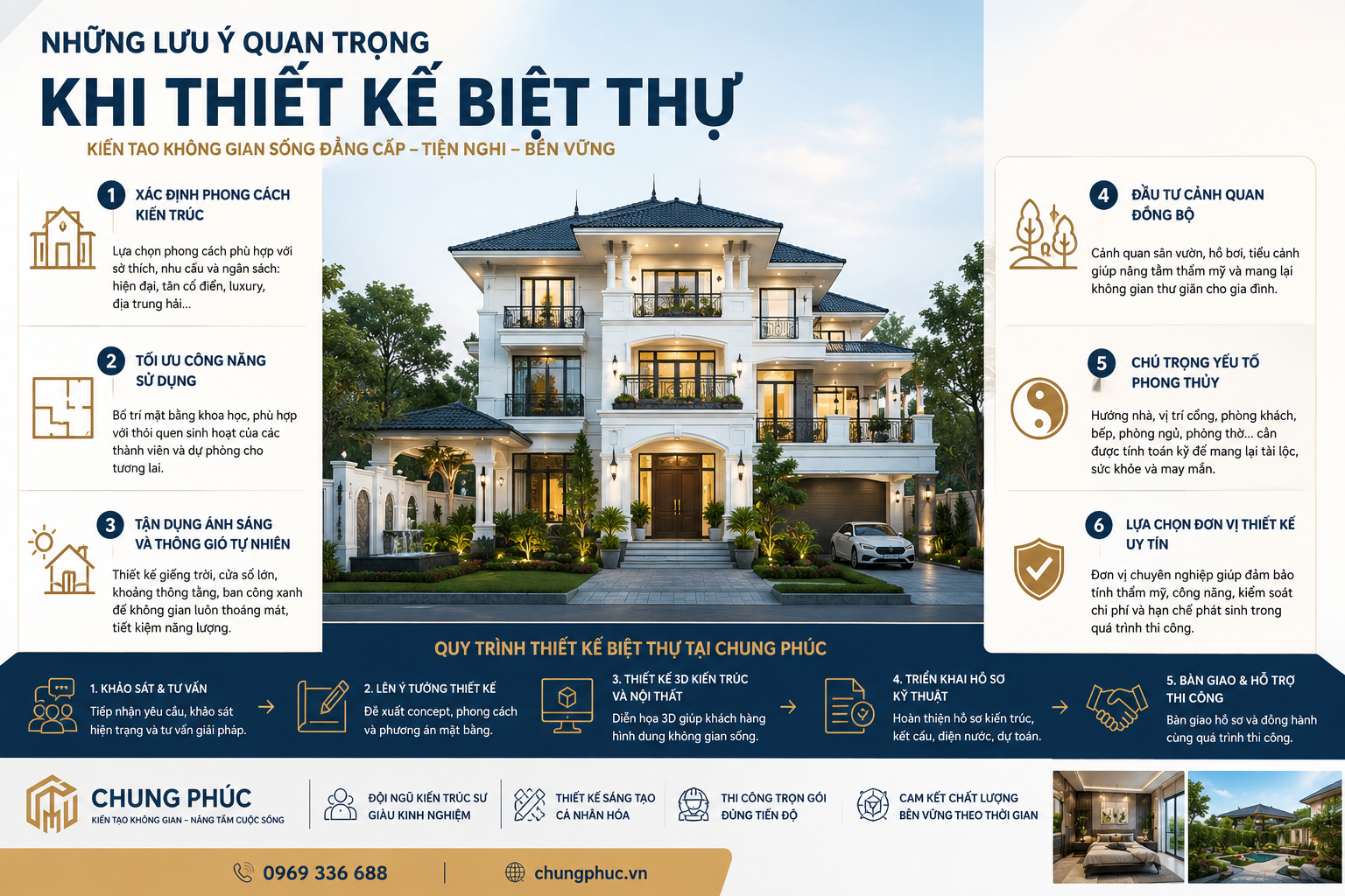 Thiết Kế Biệt Thự Tại Việt Nam – Những Lưu Ý Quan Trọng Để Sở Hữu Không Gian Sống Đẳng Cấp