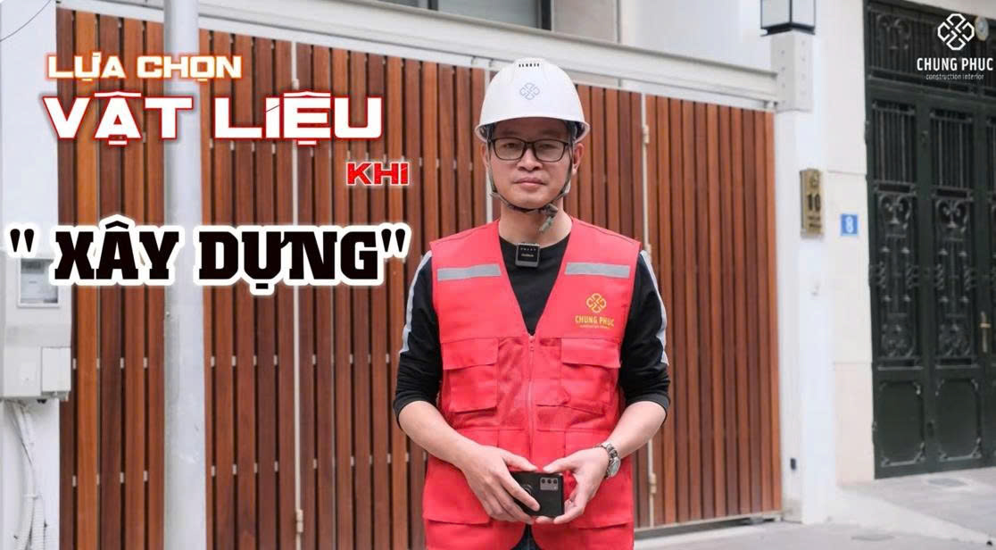 LỰA CHỌN VẬT LIỆU KHI XÂY NHÀ