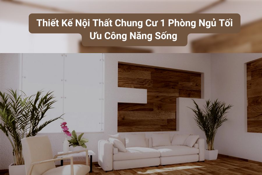 Thiết Kế Nội Thất Chung Cư 1 Phòng Ngủ Tối Ưu Công Năng Sống