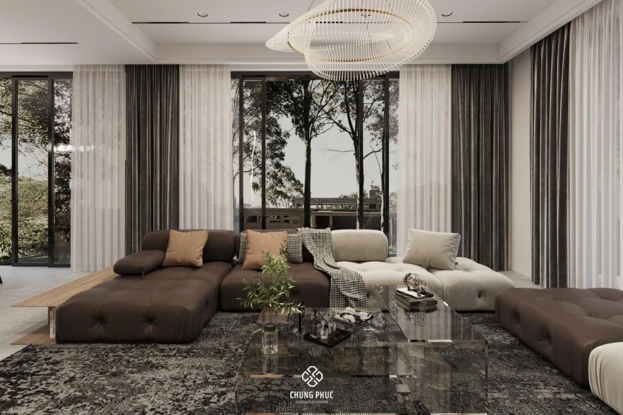 Thiết kế nội thất biệt thự Thảo Điền Village – Dấu ấn sang trọng cùng Chung Phúc